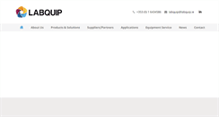 Desktop Screenshot of labquip.ie