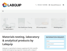 Tablet Screenshot of labquip.ie